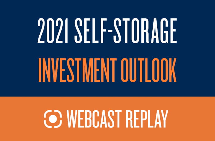 2021 Self-Storage Investment Outlook Webcast Replay