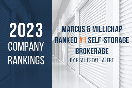Marcus & Millichap Ranked #1 Self-Storage Brokerage for the Second Consecutive Year!